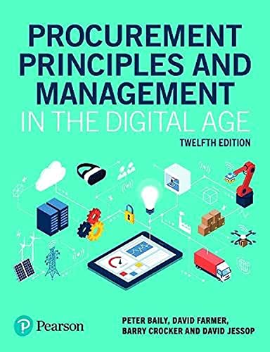 Procurement Principles and Management in the Digital Age von Pearson Education Limited